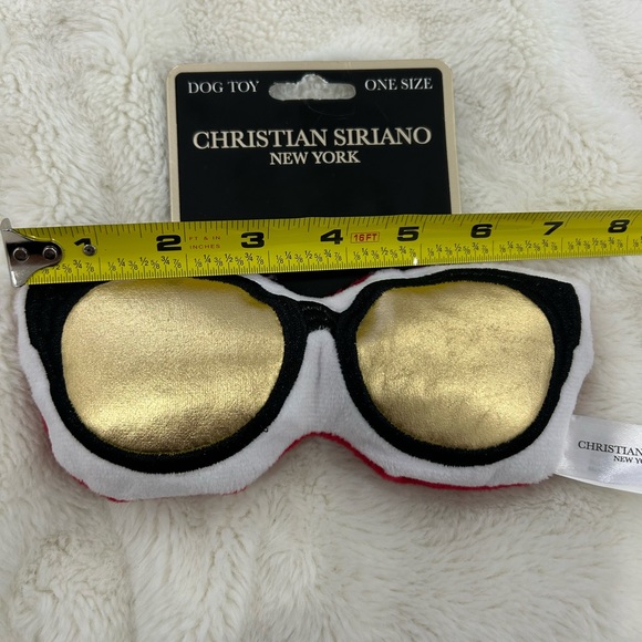 💥PRICE⬇️ CHRISTIAN SIRIANO NEW YORK • Eye Glasses Dog Toy • Small - Picture 6 of 6